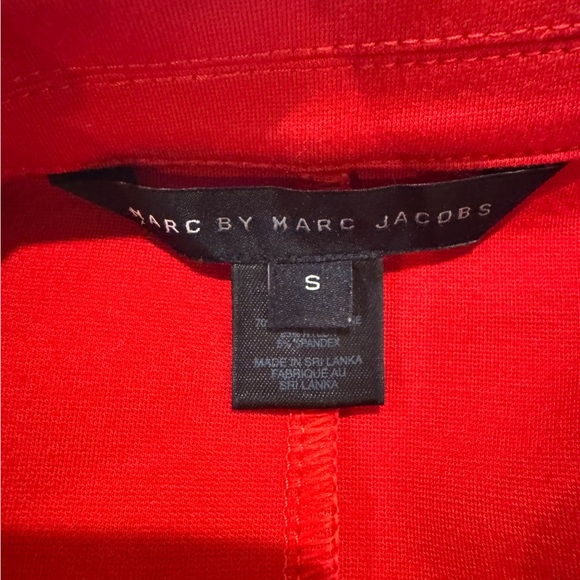 Marc by Marc Jacobs Ruby Red Blazer stretchy tailored button back - Picture 3 of 9